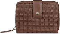bugatti Noemi Lady Zip Around Wallet Cognac