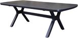 AVH-Collectie Vespera dining tuintafel 220x100x74 cm antraciet