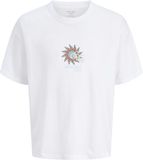 Jack & Jones T-shirt Jorcotedazur Mosaic Tee Ss Cn 12296079 Bright White Mannen Maat - L