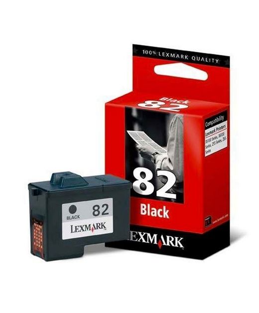Lexmark Nr. 82 zwarte inktcartridge