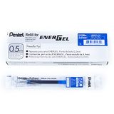 Pentel Energel Pure LRN5TL-CX Navullingen, gekleurde behuizing, blauw, 0, 25 mm lijndikte, naaldpunt, 1 VE = 12 stuks