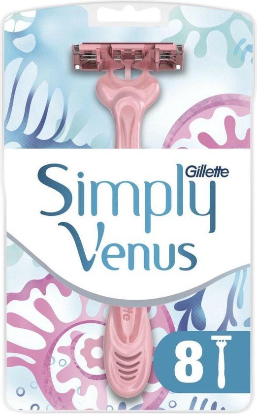 Gillette Simply Venus Wegwerpmesjes - 8 stuks - Roze