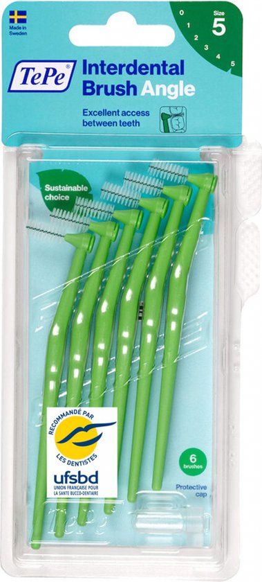 TePe Angle Interdentale Ragers Groen 0.8mm - 7317400011622