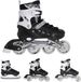 Nils Extreme NH10905 - Schaatsen - Zwart - 4-in-1 Configuratie - Verstelbare Maat