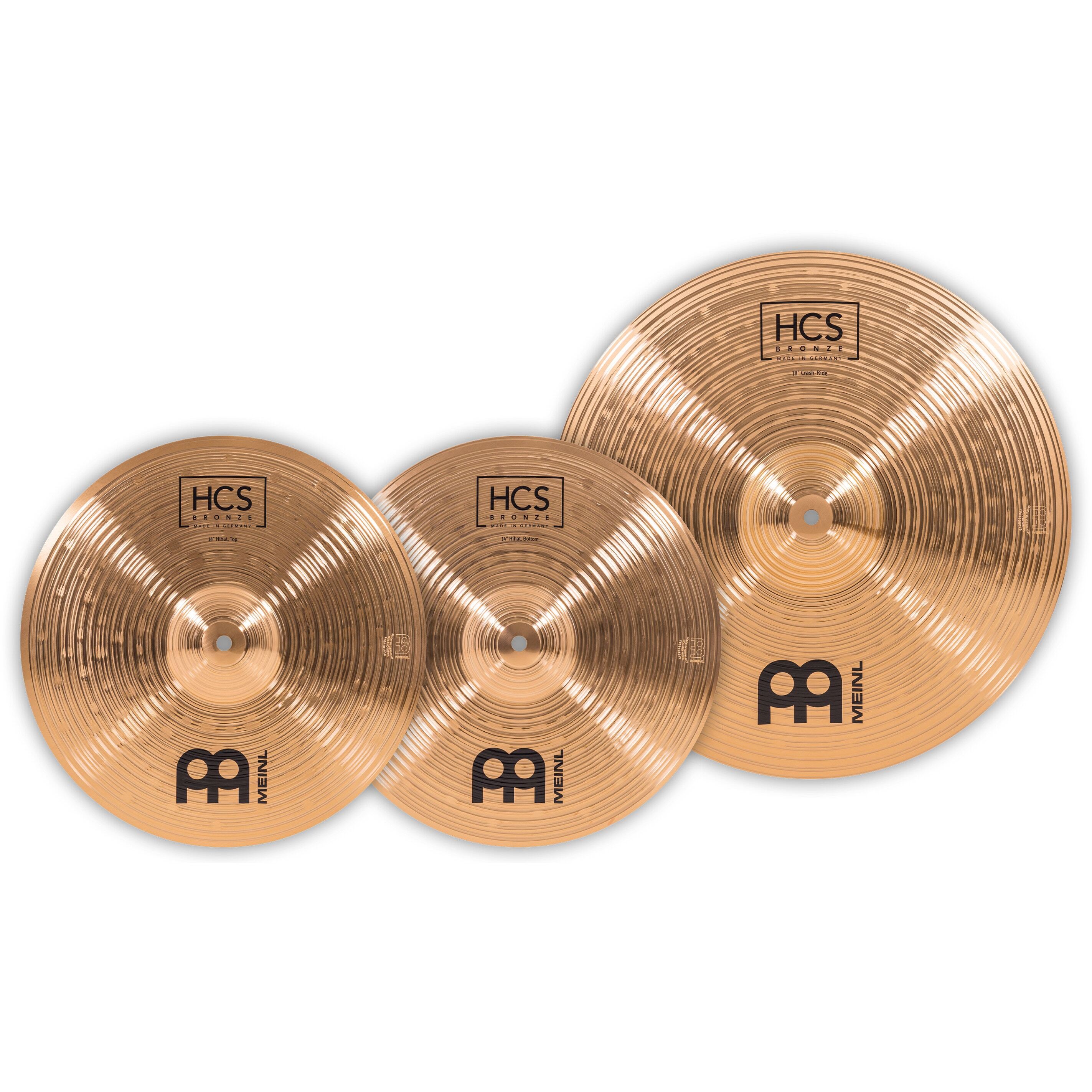 Meinl HCSB1418 HCS Bronze bekkenset 14 18