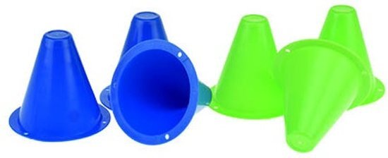 Toi Toys Toi-toys Minipionnen 8 Cm Blauw/groen 6 Stuks