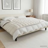 vidaXL Verzwaringsdeken Wit 152 x 203 cm 7 kg 100% Katoen