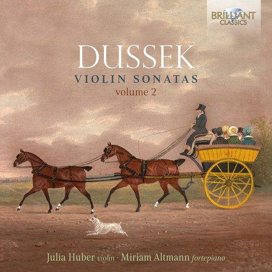 Brilliant Classics Julia Huber & Miriam Altmann - Dussek: Violin Sonatas, Vol. 2 (CD)