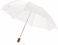 Merkloos / Sans marque Pf Concept International Bv Paraplu Opvouwbaar - klein - wit - polyester - 35 x D93 cm - compact model