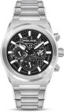 Police ILG of Switzerland AG Horloge Eclipse Zwart Staal Mannen