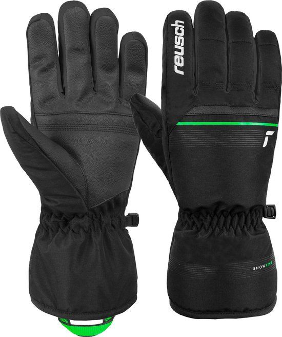 Reusch Snow King Skihandschoenen - Unisex - groen-zwart - Maat 10