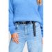 POM Amsterdam suede riem Ruth donkerblauw