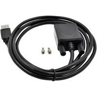 EXSYS EX-1311-2 USB 2.0 naar 1x Seriële RS-232 kabel met 9-pins stekker, 1,8 m, LED-display, zwart