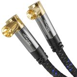 KabelDirekt TV-antennekabel 90° haaks – 15m