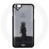 Maniacase Hoesje voor iPhone 6 Game of Thrones Seizoen 8 Daenerys Targaryen Vuur en Bloed De IJzeren Troon Grijs Logo