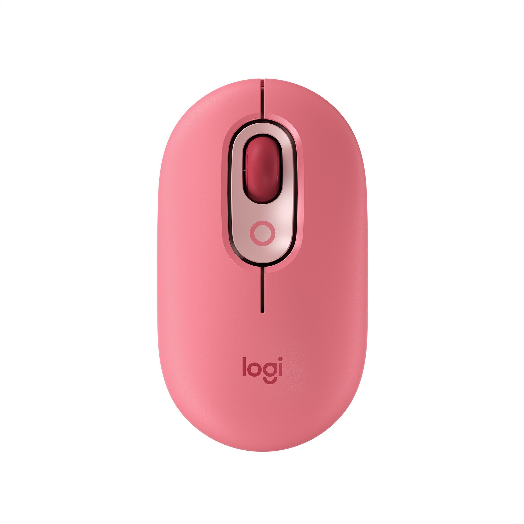 Logitech POP Mouse - Heartbreaker Rose - Draadloos - Bluetooth - 4000 DPI - Office