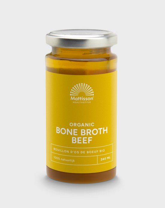 Mattisson HealthStyle Botten bouillon rund bio 240ml