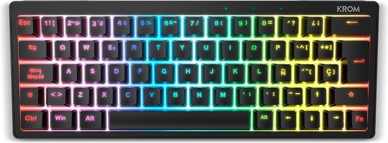Krom Kreator Mechanisch Gaming Toetsenbord Zwart