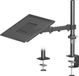 OEM Shenzhen Haorui Industrial Technology Co., Ltd. Keyboardstandaard, X-keyboard standaard, Stabiele dubbele keyboardstandaard, Zwart