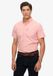 Superdry - Oxford-overhemd met korte mouwen - Heren - L - Katoen - Rose Pink Chambray