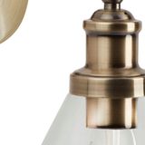 Searchlight Landelijke wandlamp Pyramid - Bruin - Metaal