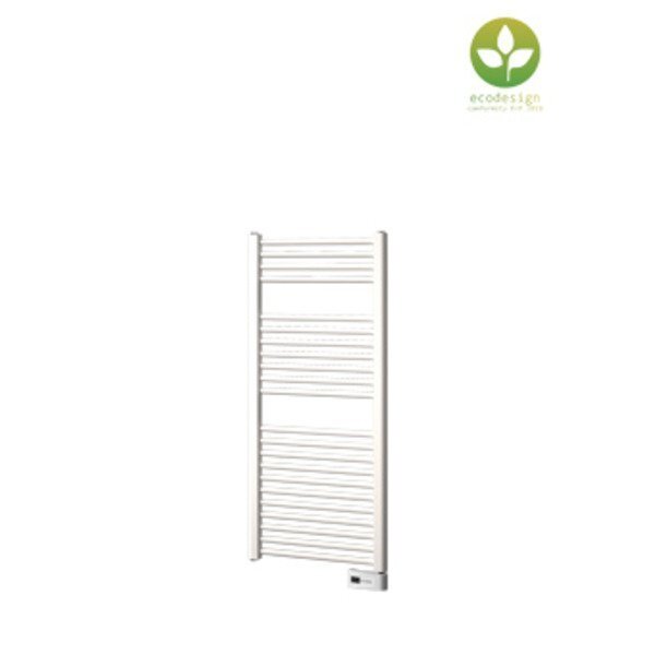 Plieger Palermo-EL III/Fischio designradiator elektrisch horizontaal 1111x500mm 500W donkergrijs structuur 7255807