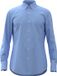 Hugo Boss BOSS Hank-s slim fit overhemd - structuur - blauw - Strijkvriendelijk - Boordmaat: 45