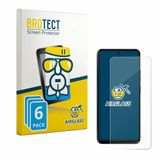 BROTECT Screenprotector 6 Stuks voor Motorola Moto G47 Beschermglas transparant
