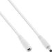 InLine DC verlengkabel | 4,0 x 1,7mm | wit | 0,50 meter
