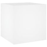 VidaXL Jardinière 40x40x40 cm Bois traité Blanc
