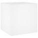 VidaXL Plantenbak 40x40x40 cm Bewerkt Hout Wit