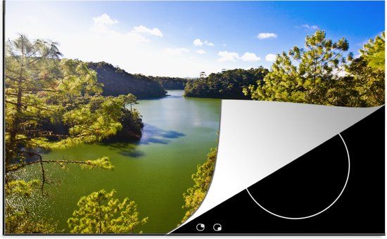 KitchenYeah® Inductie beschermer 77x51 cm - Nationaal park Lagunas de Montebello - Inductie kookplaat accessoire