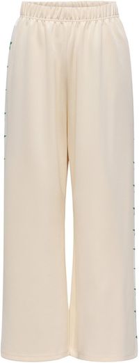 ONLY Onlstar Wide Pant Swt 15354281 Ecru/stripes Star Dames Broek Maat XXL