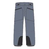 Quiksilver Sneeuwbroek BOUNDRY PT Heren Grijs XXL