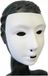 PartyXplosion Masker - Grimeermasker - Kalklaag - Wit - Kunststof - Multi