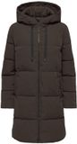 JDY JDYBLAIR LONG HOOD PUFFER OTW SIJ NOOS Dames Jas - Chocolate Torte - XXL