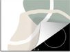 Merkloos KitchenYeah® Inductie beschermer 60x52 cm - Minimalisme - Pastel - Design - Kookplaataccessoires - Afdekplaat voor kookplaat - Inductiebeschermer - Inductiemat - Inductieplaat mat