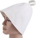 Chapeau de sauna en laine blanc