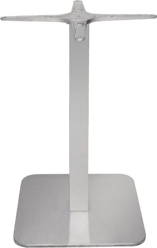Bolero RVS vierkante tafelpoot - 68 cm hoog