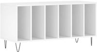 vidaXL Meuble de rangement 100x38x48 cm bois de particules blanc