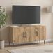 Maison Exclusive - Meuble TV, dimensions : 99 x 34,5 x 50 cm, fabriqué en bois composite imitation chêne