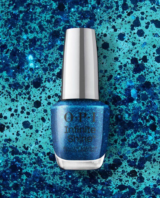OPI Infinite Shine nagellak 15 ml Blauw Glitter Dust the Competition