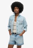 Superdry - Versierd spijkerjack - Dames - Buitenjassen
