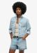 Superdry - Versierd spijkerjack - Dames - Buitenjassen