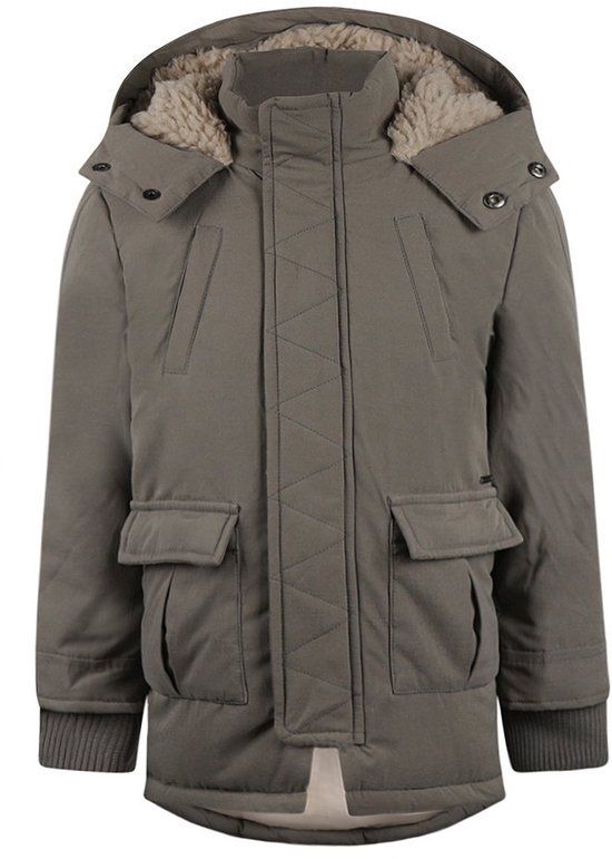 Koko Noko Jongens Parka Jas - Mid Grey