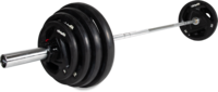 VirtuFit VirtuFit Olympische Rubberen Halterset - 120 kg