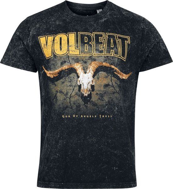 Volbeat Goat Skullwall Heren T-shirt - grijs - 3XL