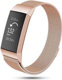 Merkloos / Sans marque Fitbit Charge 3&4 Milanese band - rosé goud - Large