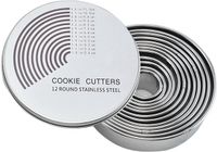 XIAOMAOMAO 12 stuks ronde koekjesvormpjes