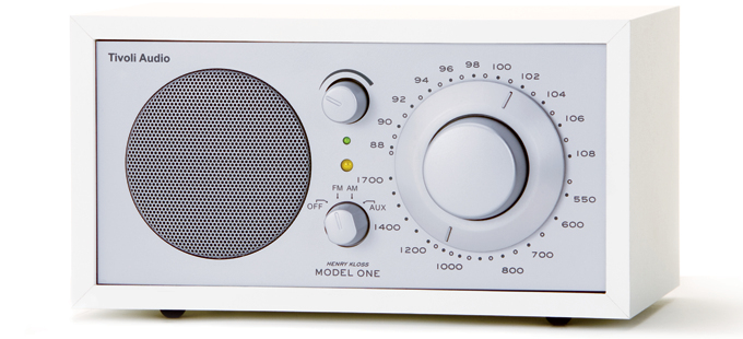 Tivoli Audio Model One wit, zilver